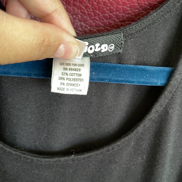 Black and beige striped maxi dress - Picture 6 of 6